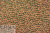 NY designer 'field of hearts' viscose satin twill woven 1.33 yd