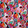 Italian 'Pucci-esque paisley' viscose challis woven