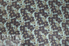 Italian 'black blossoms' printed viscose/wool crepe 1.25 yd