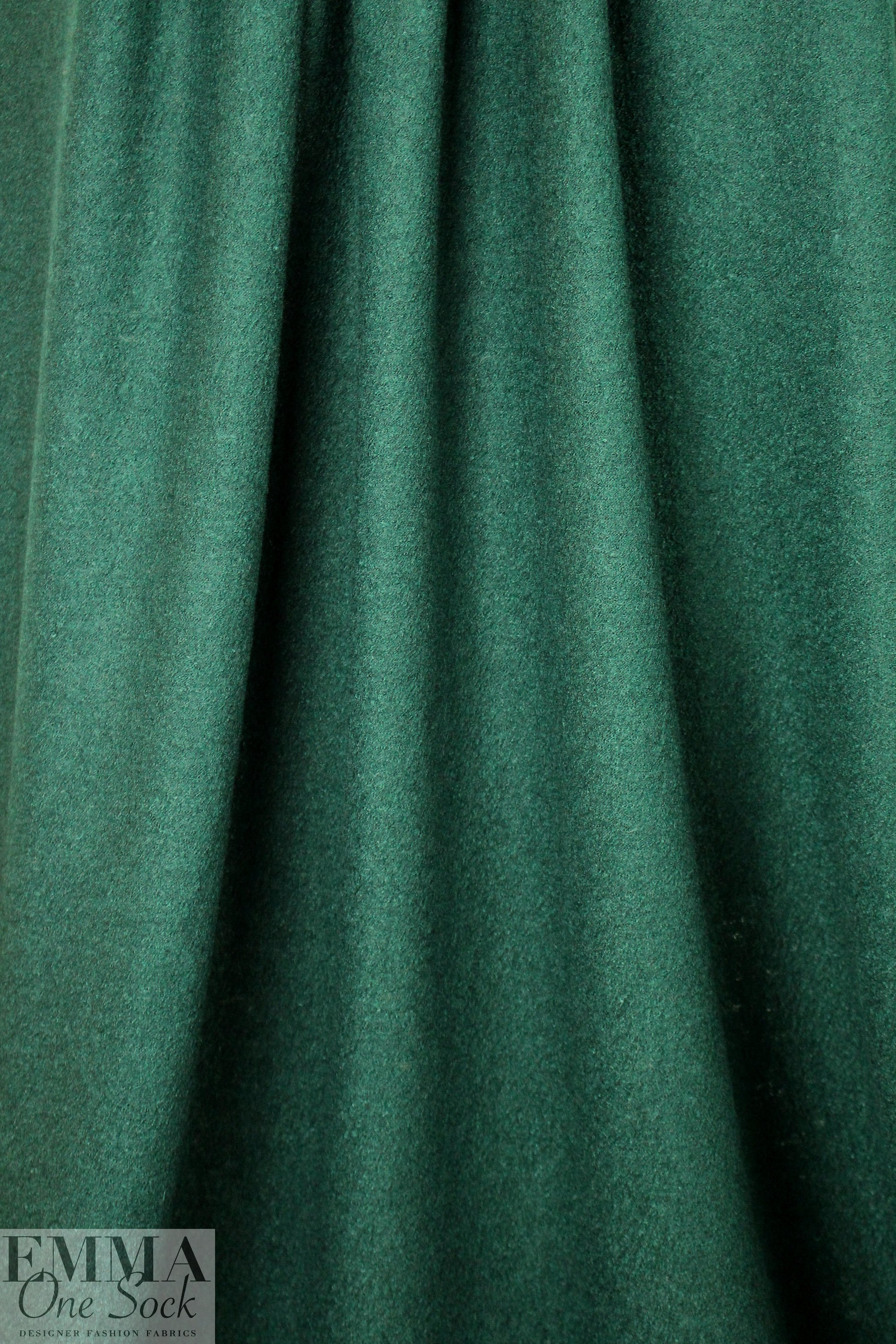 viscose/wool boucle' knit suiting - pine .625 yds