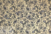 Italian printed wool/viscose voile - blue botany 2.5 yds