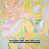 Pucci Italian haute couture 'pastel windows' viscose woven 1.25 yds