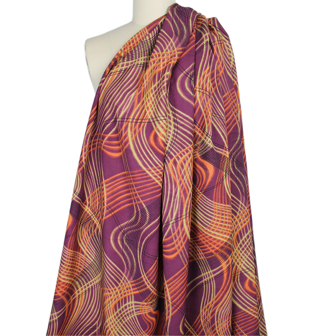 Italian 'light speed' blouse/dress weight viscose woven .75 yds