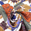 Italian 'tropical earth' printed viscose challis 1.4 yd