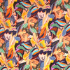 Italian 'painter's garden' printed viscose challis .5 yds