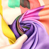 Italian 'watercolor concepts' satin viscose woven 2 yds