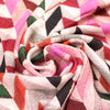 Italian 'herringbone pastiche' printed viscose voile 1.625 yd