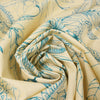 Italian 'toucan paisley' viscose shirting 1.25 yds