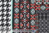 NY designer patchwork patterns drapey viscose woven 1.75 yds