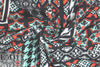 NY designer patchwork patterns drapey viscose woven 1.66 yd