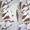 French 'textures and flowers' viscose challis .875 yds