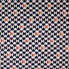 Italian 'mirrored marquetry' viscose sateen woven .5 yds