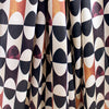 Italian 'mirrored marquetry' viscose sateen woven .5 yds