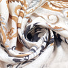 Italian 'paisley fresco' viscose challis woven 1.125 yd