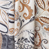 Italian 'paisley fresco' viscose challis woven 1.125 yd