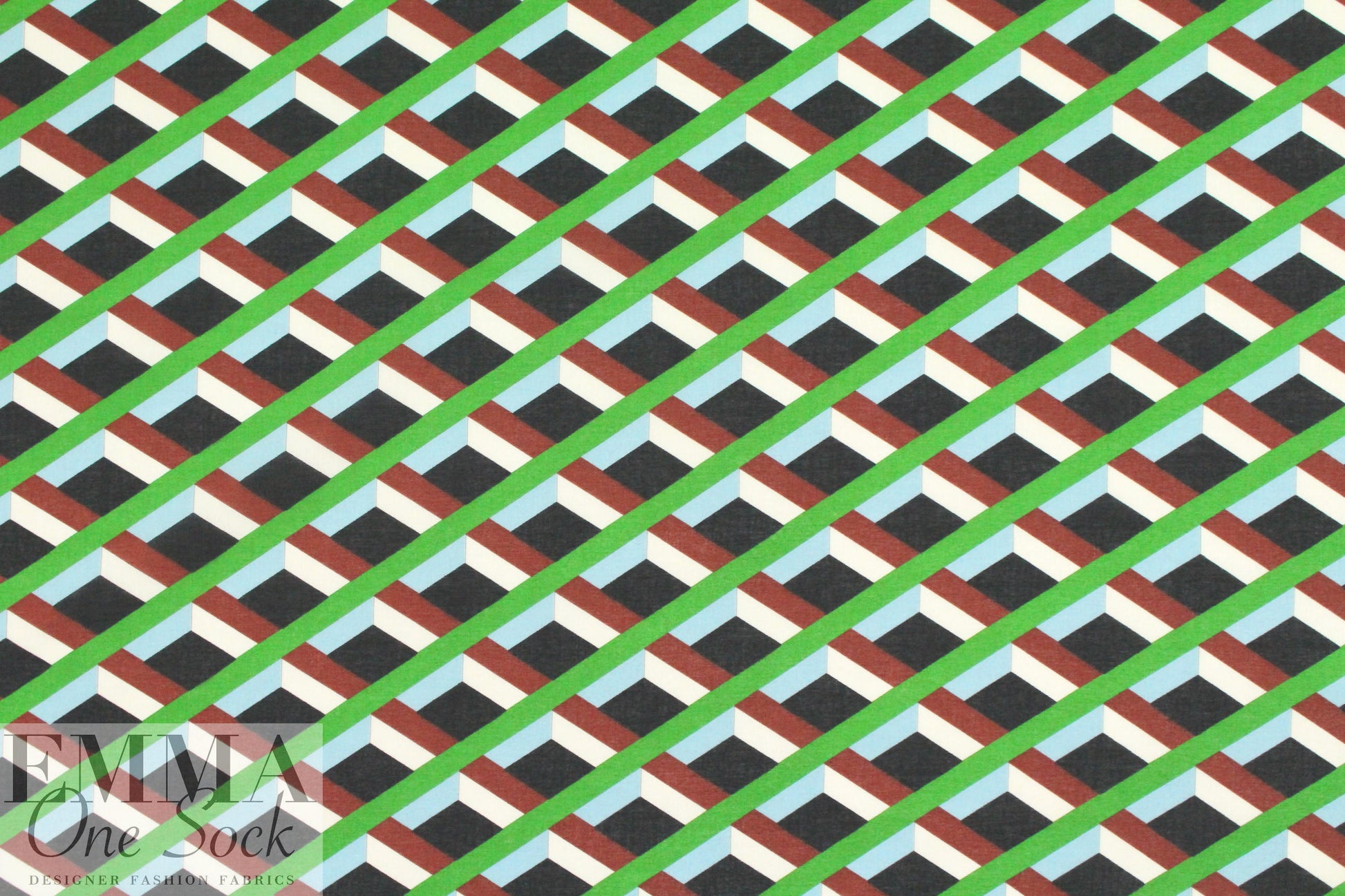 Italian 3-D graphic cotton voile 2.25 yd