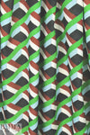 Italian 3-D graphic cotton voile