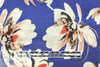 Italian 'painterly flowers' silk/viscose satin woven 2.25 yd