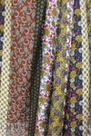 Italian designer 'bohemian stripes' viscose/silk twill woven .625 yds
