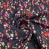 Italian deadstock 'floral cascade' silk/viscose blouseweight 1.75 yds