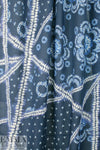 Italian batiky patchwork semi-sheer cotton voile 2.375 yds