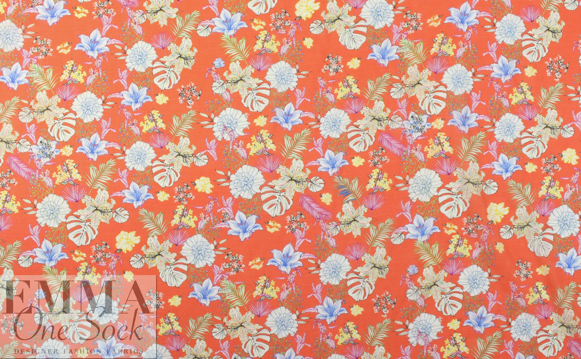 Italian botanical assortment cotton voile