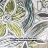 Italian 'waking flora' cotton voile border print 1.5 yd