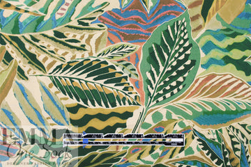 Italian 'verdant leaves' cotton voile 1 yard