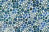Italian 'painted circles' cotton shirting 1.25 yds