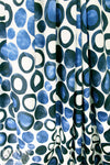 Italian 'painted circles' cotton shirting 1.25 yds