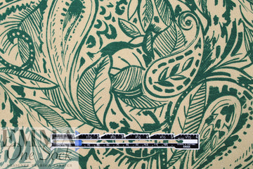Italian cotton voile vintage botanical print 1.75 yd