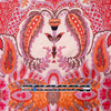 Italian designer deadstock 'splendid scroll' silk/viscose voile 1.625 yd