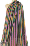 multicolor stripe cotton/rayon voile woven 1.625 yd