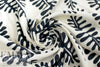 'Matisse' cut-outs Oeko-Tex cert. viscose woven - black/ivory 1.5 yd