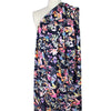'rain garden' printed rayon poplin - jet black 1.5 yds