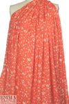 CA designer poppy crosshatch rayon voile