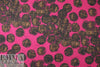 Mani1a Grace silk/cotton voile woven - magenta/mocha 1.5 yds