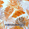 Italian 'tangerine tropics' cotton voile 1 yard