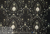 Caroline C0nstas 'deco doodle' cotton/silk voile - black 1.75 yd