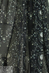 Caroline C0nstas 'deco doodle' cotton/silk voile - black 1.75 yd