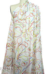 famous designer silk/cotton voile print - summer harvest