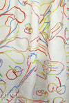 famous designer silk/cotton voile print - summer harvest 1.875 yd