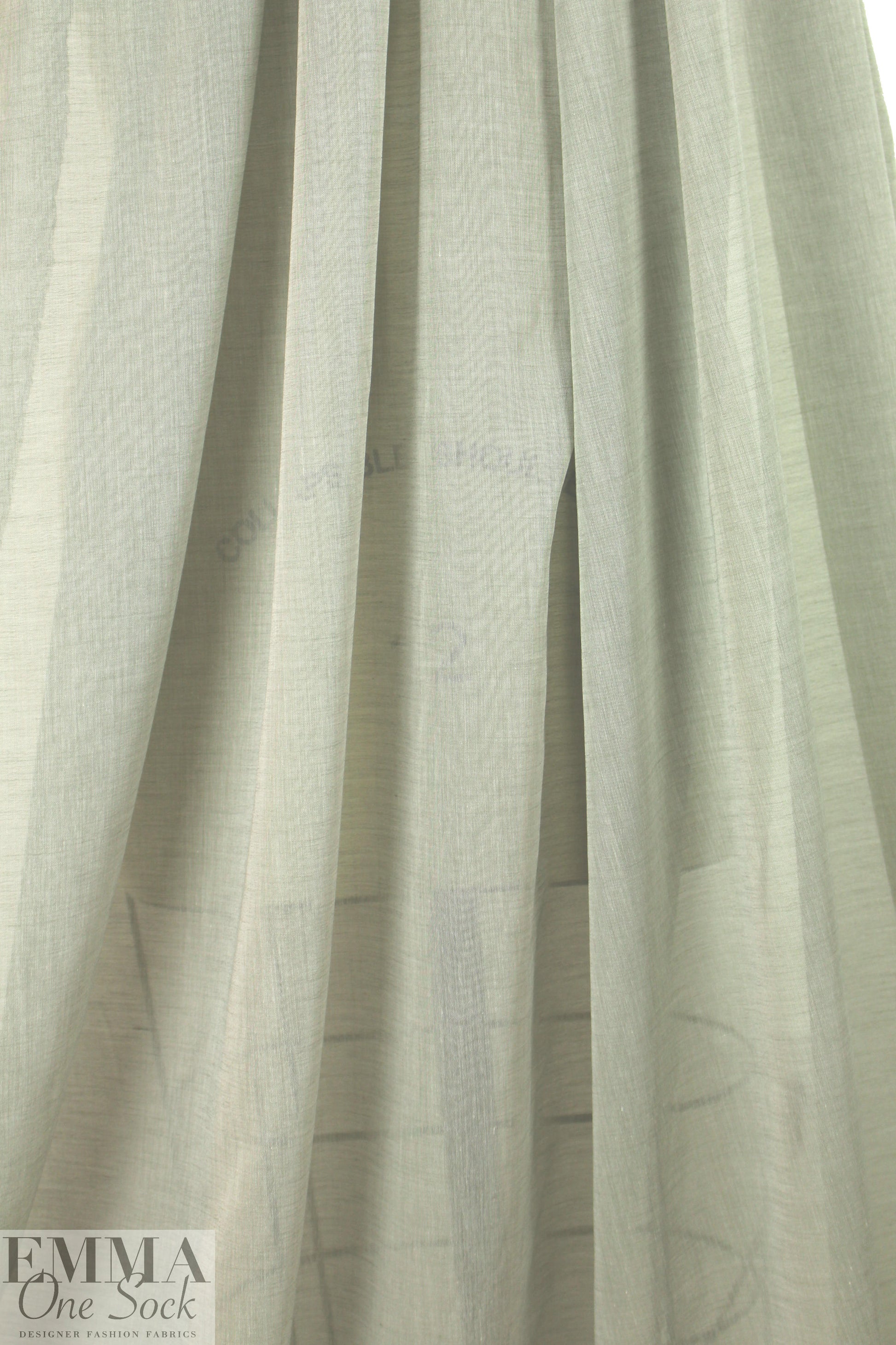 Richard Ty1er Italian cotton voile - soft dusty sage