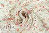 CA designer 'little floral study' semi-sheer rayon georgette 1.5 yd