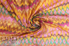 CA designer vivid graphic stripes silk/cotton voile