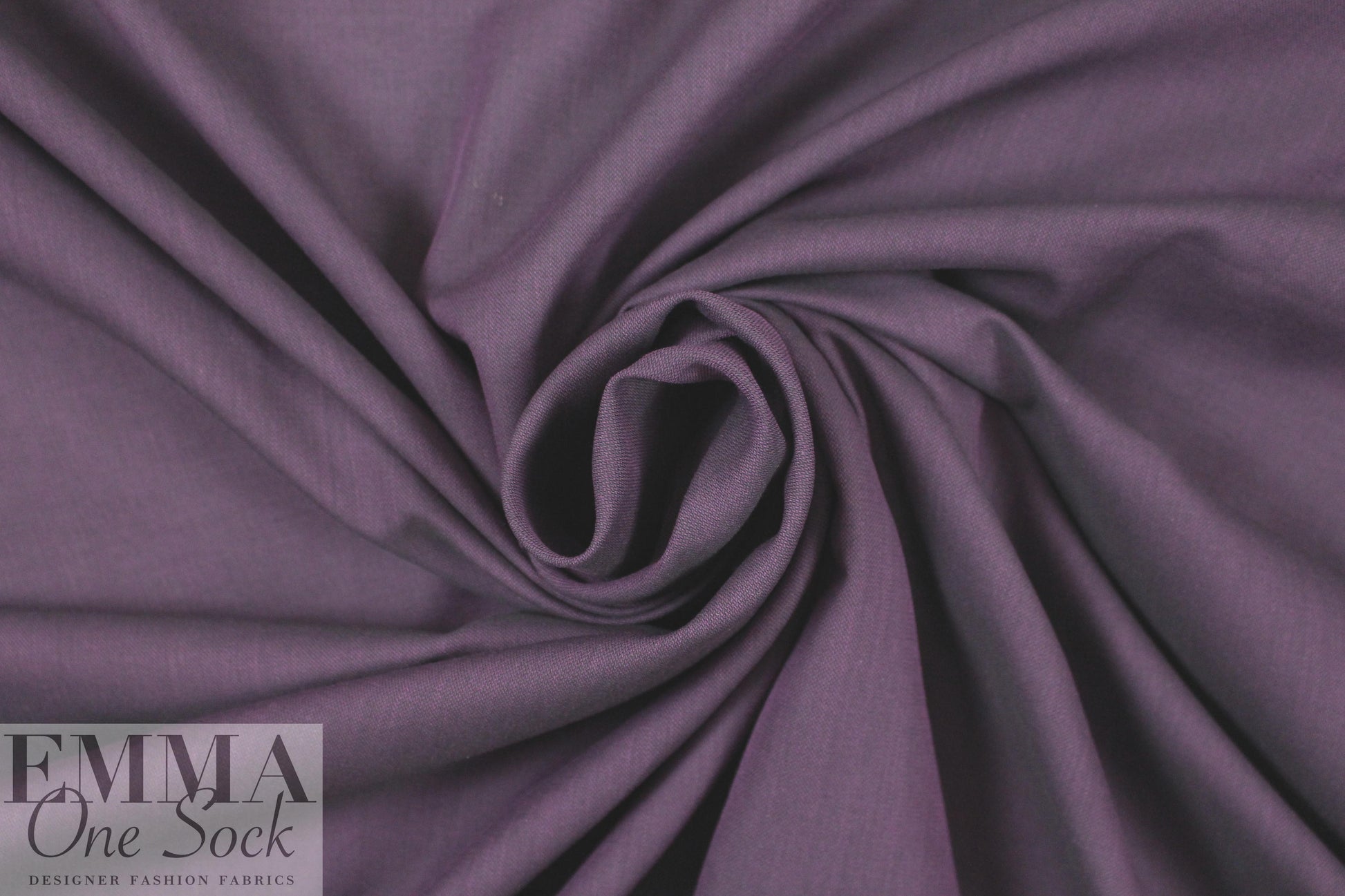organic cotton  dobby voile - mulberry