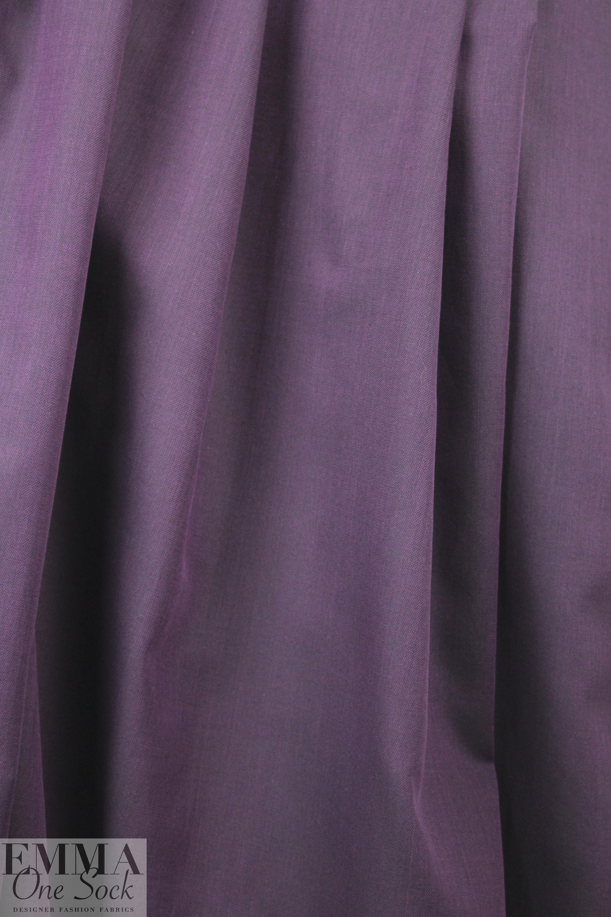 organic cotton  dobby voile - mulberry 1.875 yds