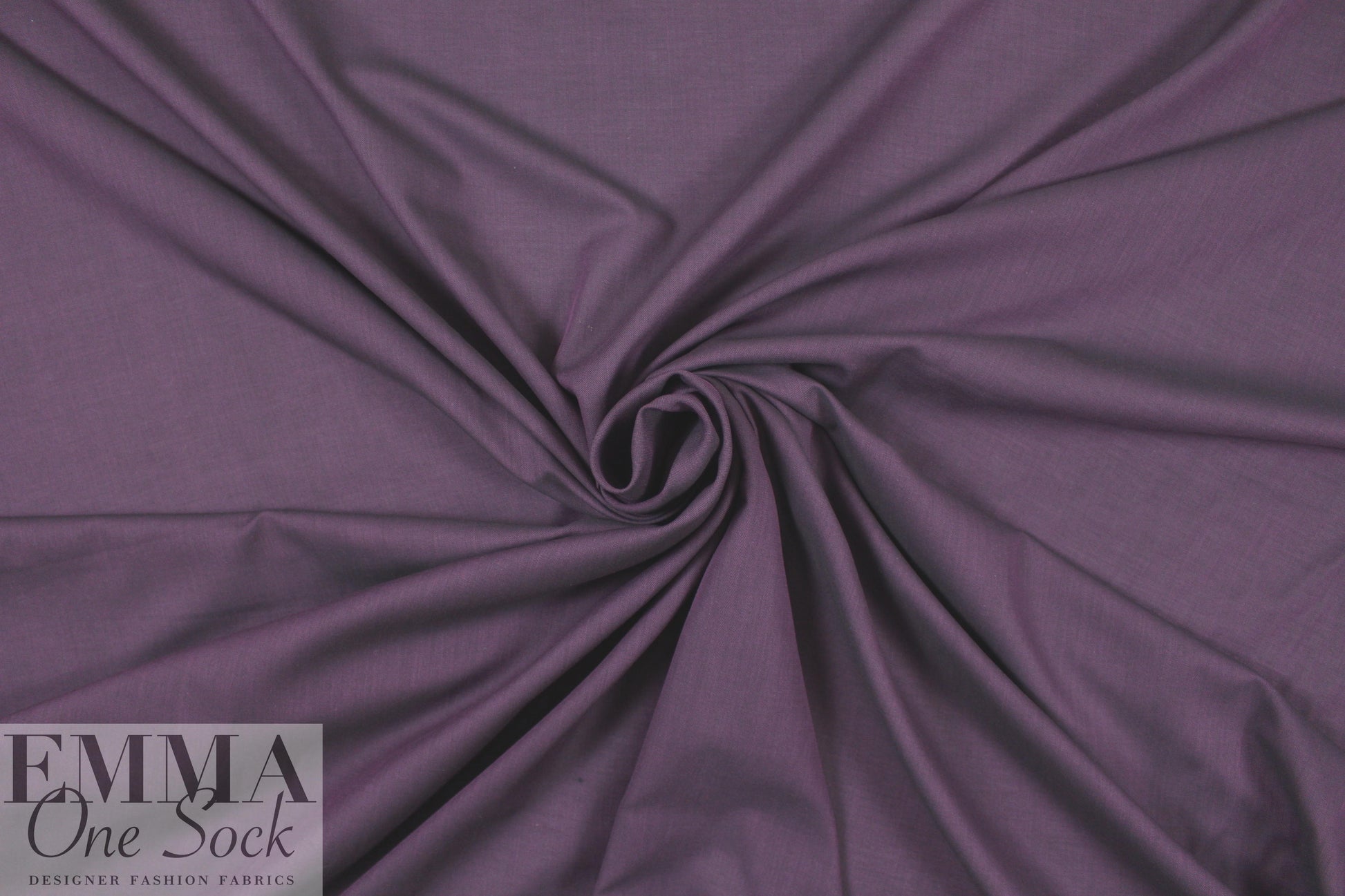 organic cotton  dobby voile - mulberry