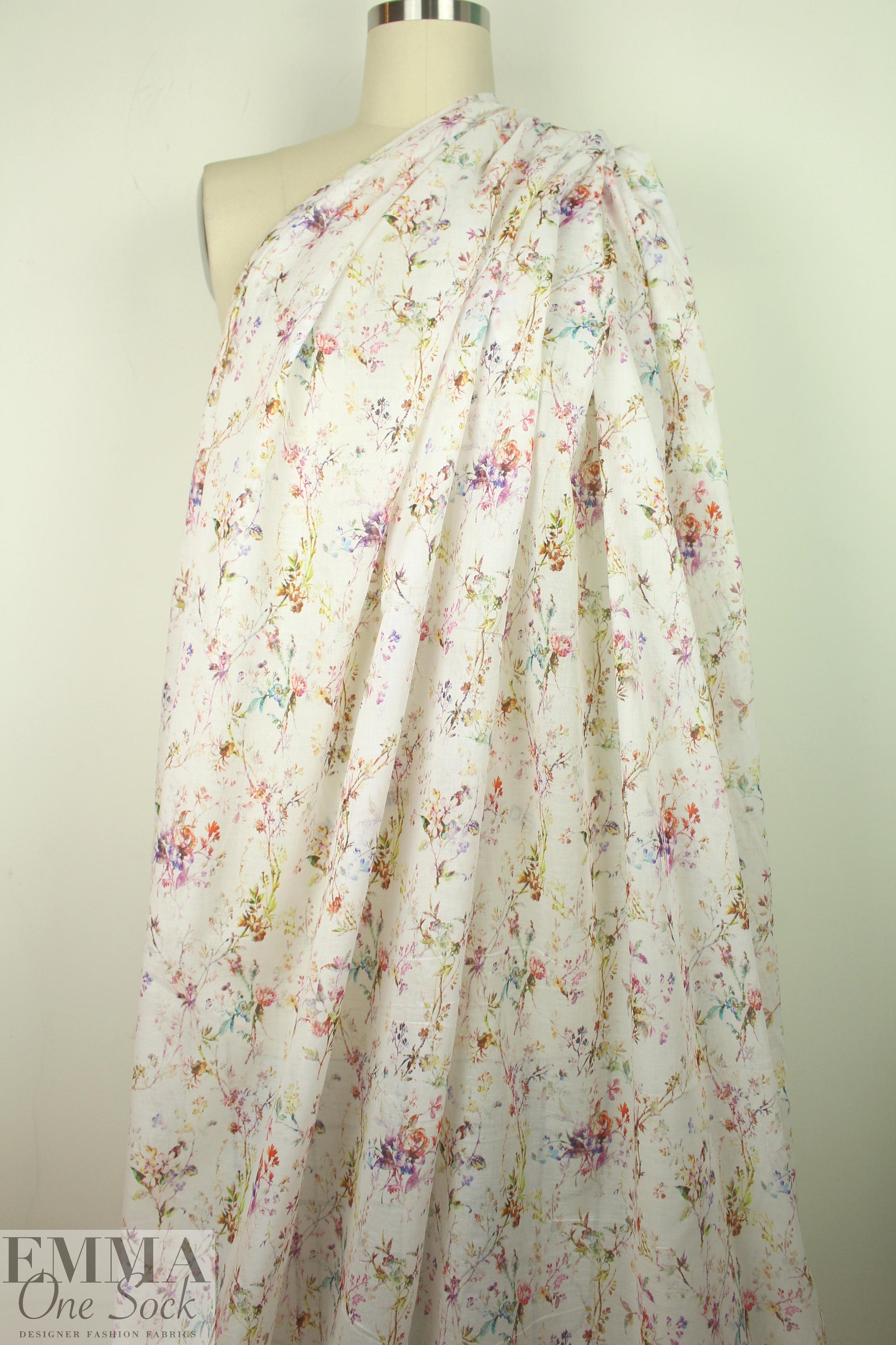 Italian 'dainty flowers' cotton voile 2 yds