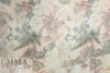 Italian 'garden whispers' designer silk chiffon 2.33 yds